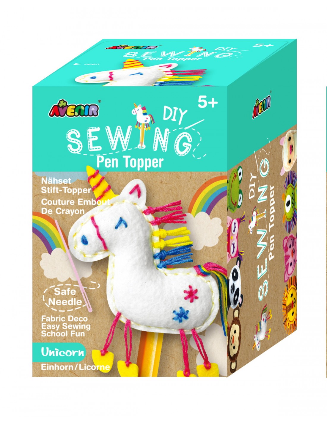 DIY SEWING PEN TOPPER UNICORN